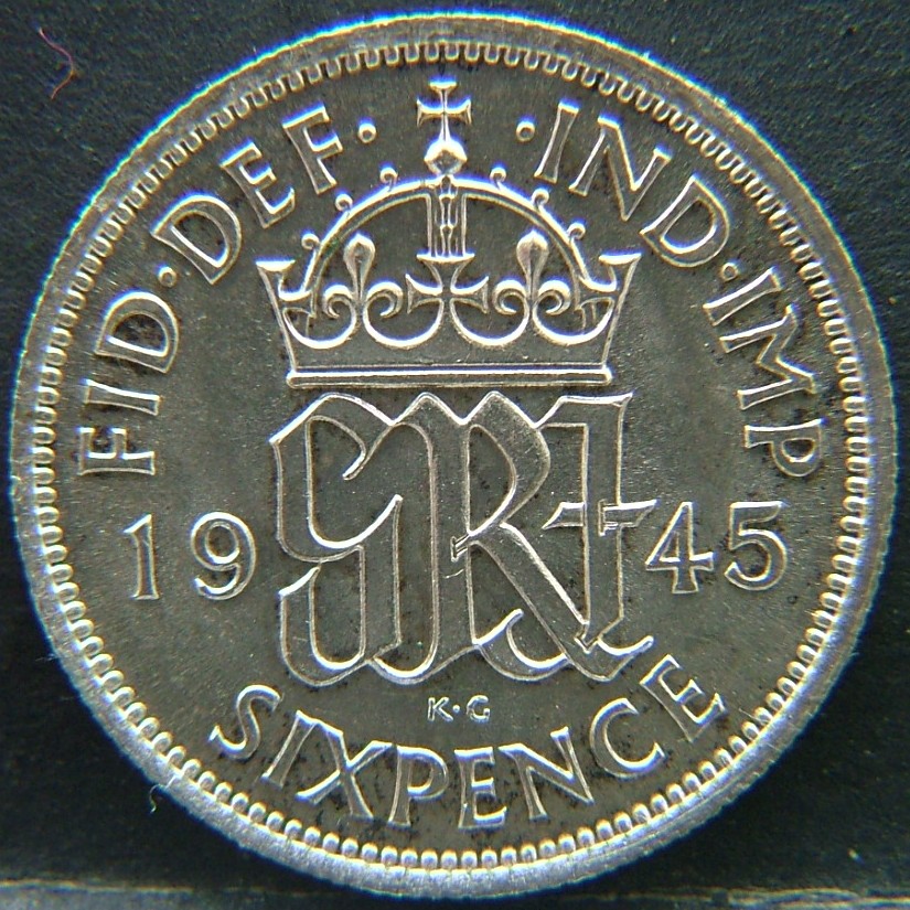 Additional view 1 of 🇬🇧 United Kingdom – Monarchs and Milestones 6 Pence 1945 coin