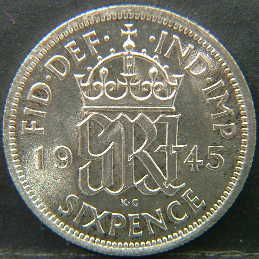 Additional view 2 of 🇬🇧 United Kingdom – Monarchs and Milestones 6 Pence 1945 coin