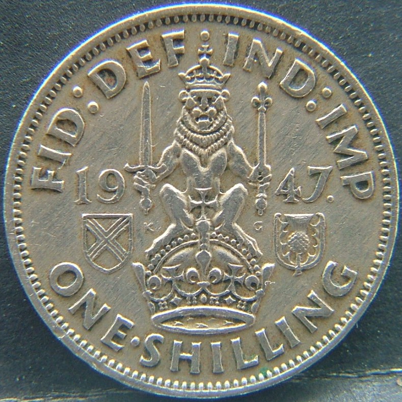 Additional view 1 of 🇬🇧 United Kingdom – Monarchs and Milestones 1 Shilling Scot 1947 coin