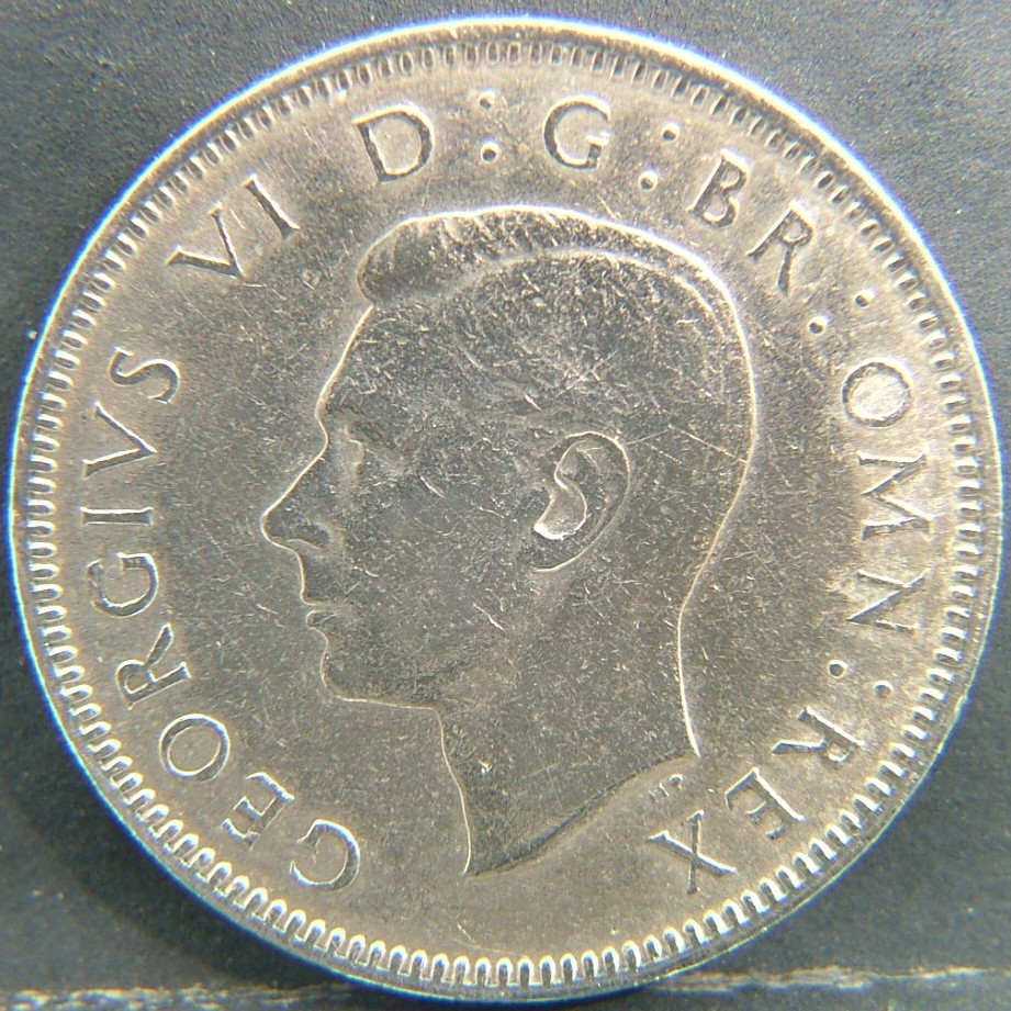Back side of 🇬🇧 United Kingdom – Monarchs and Milestones 1 Shilling Eng 1947 coin