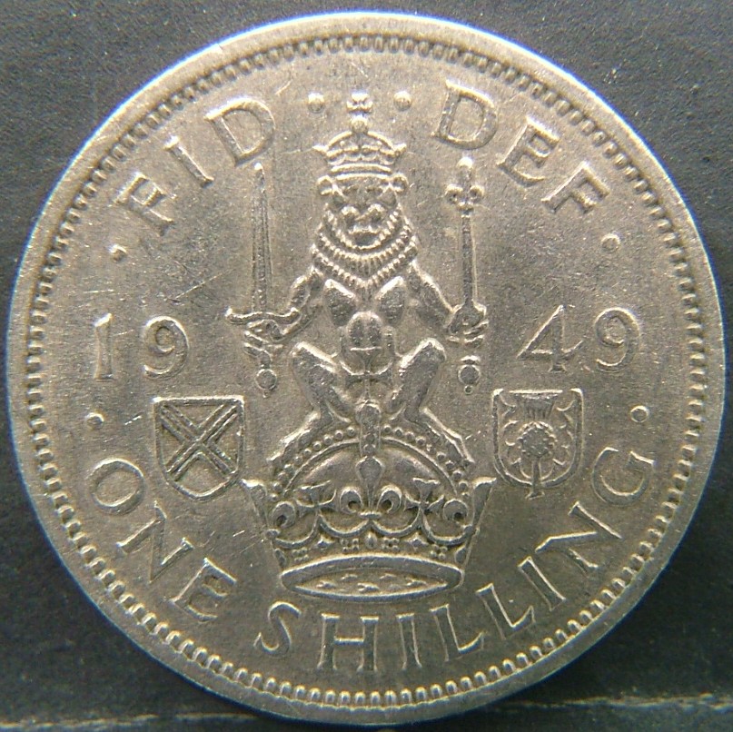 Additional view 2 of 🇬🇧 United Kingdom – Monarchs and Milestones 1 Shilling Scot 1949 coin