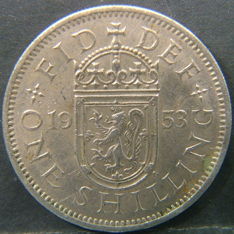Additional view 2 of 🇬🇧 United Kingdom – Monarchs and Milestones 1 Shilling Scot 1953 coin