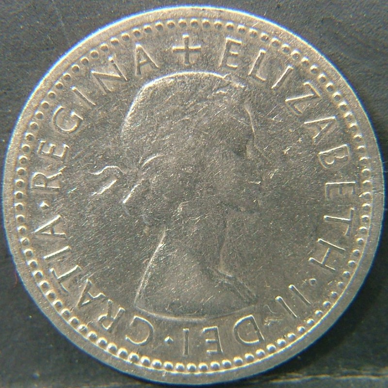 Back side of 🇬🇧 United Kingdom – Monarchs and Milestones 6 Pence 1957 coin