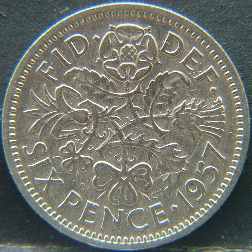 Additional view 1 of 🇬🇧 United Kingdom – Monarchs and Milestones 6 Pence 1957 coin