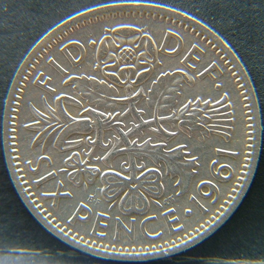 Additional view 1 of 🇬🇧 United Kingdom – Monarchs and Milestones 6 Pence 1961 coin