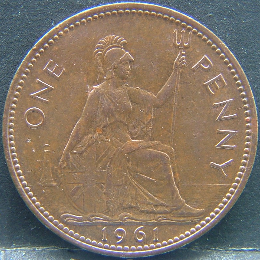 Additional view 1 of 🇬🇧 United Kingdom – Monarchs and Milestones 1 Penny 1961 coin