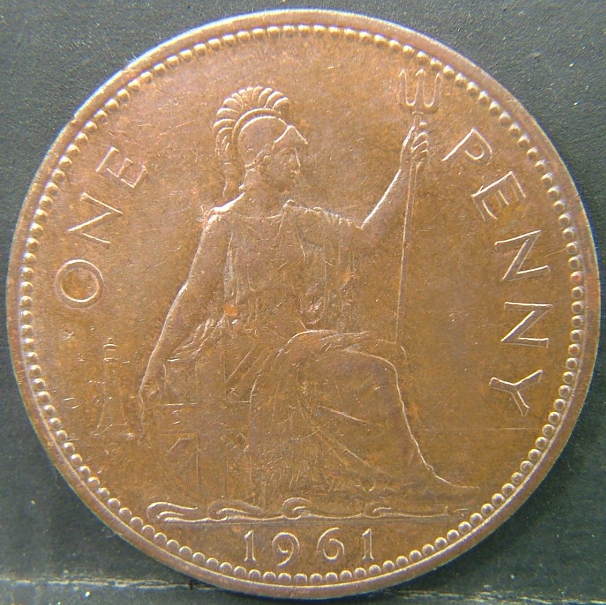 Additional view 2 of 🇬🇧 United Kingdom – Monarchs and Milestones 1 Penny 1961 coin