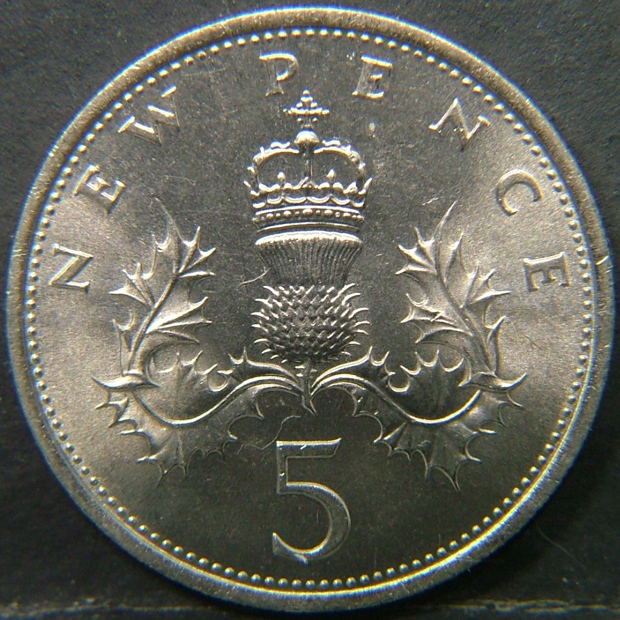 Additional view 2 of 🇬🇧 United Kingdom – Monarchs and Milestones 5 New Pence 1968 coin