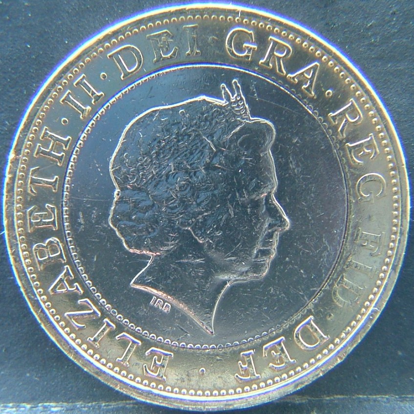 Front side of 🇬🇧 United Kingdom – Monarchs and Milestones 2 Pounds 2006 coin
