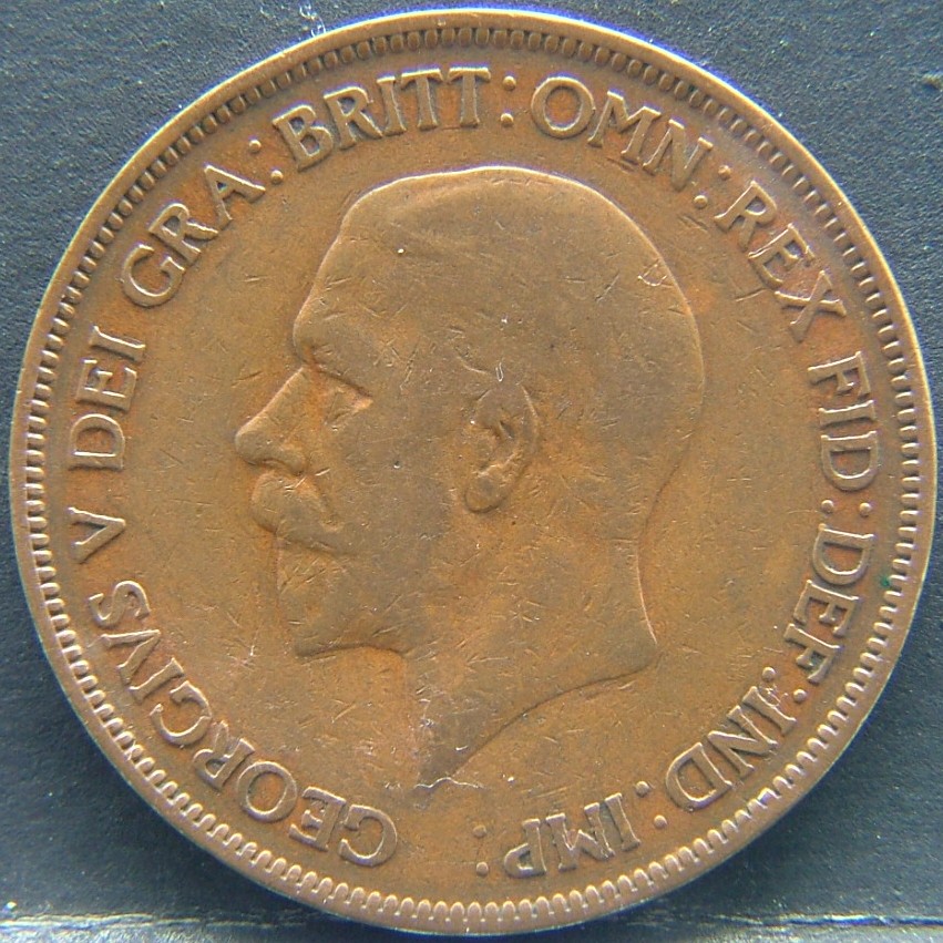 Back side of 🇬🇧 United Kingdom – Monarchs and Milestones 1 Penny 1928 coin