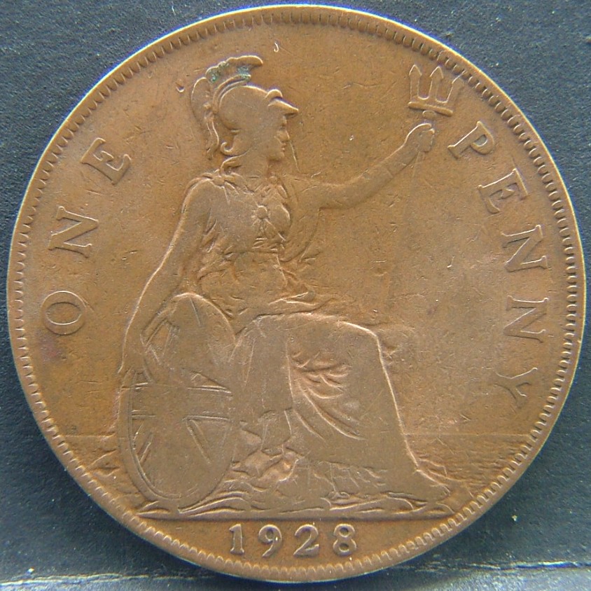 Additional view 1 of 🇬🇧 United Kingdom – Monarchs and Milestones 1 Penny 1928 coin