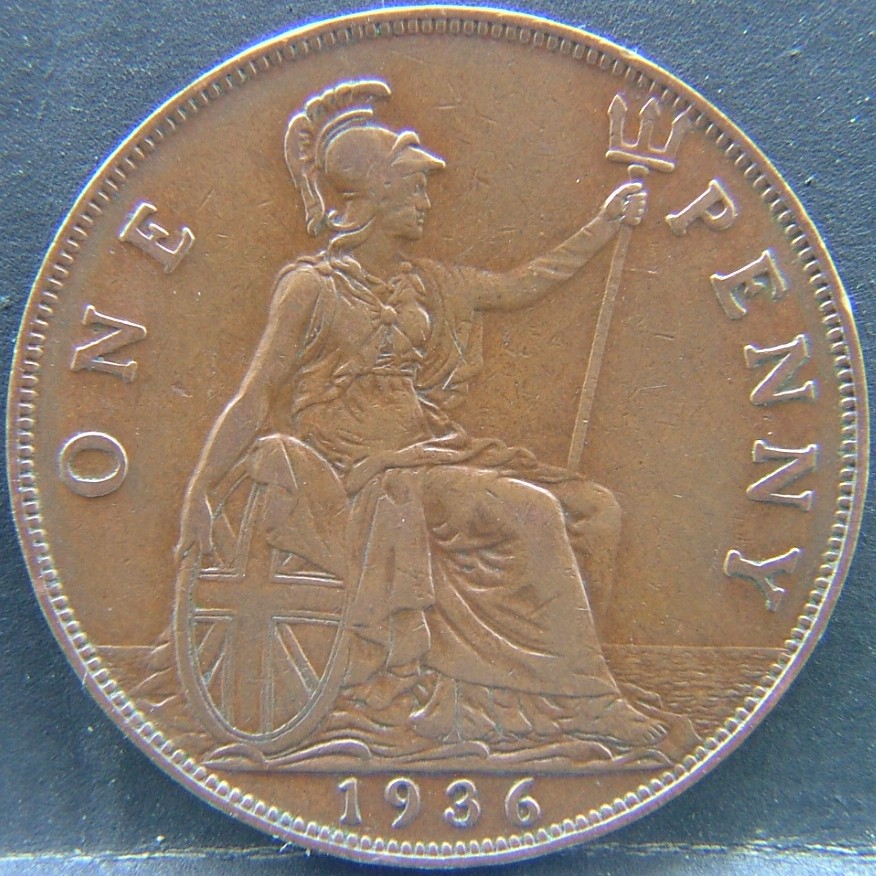 Additional view 1 of 🇬🇧 United Kingdom – Monarchs and Milestones 1 Penny 1936 coin