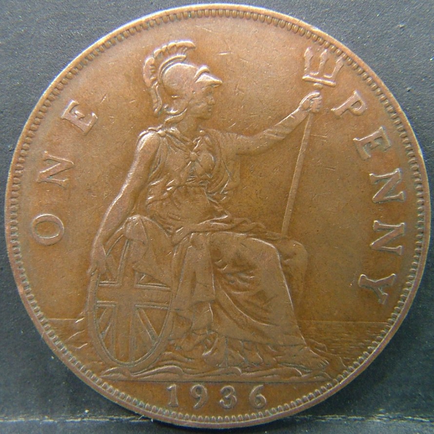 Additional view 2 of 🇬🇧 United Kingdom – Monarchs and Milestones 1 Penny 1936 coin