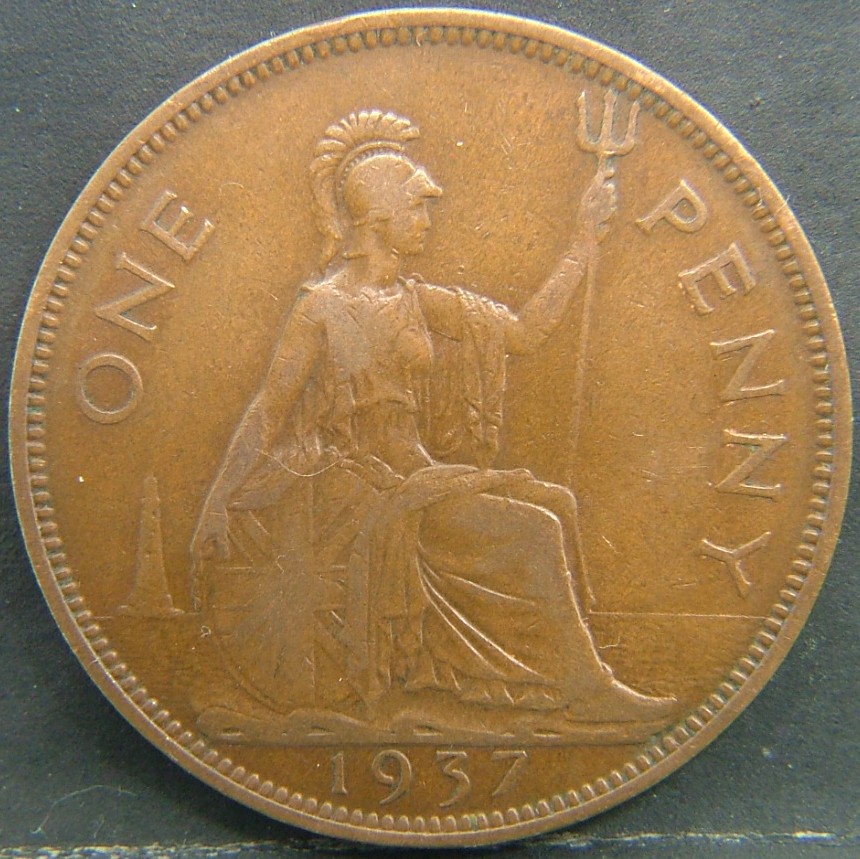 Additional view 2 of 🇬🇧 United Kingdom – Monarchs and Milestones 1 Penny 1937 coin