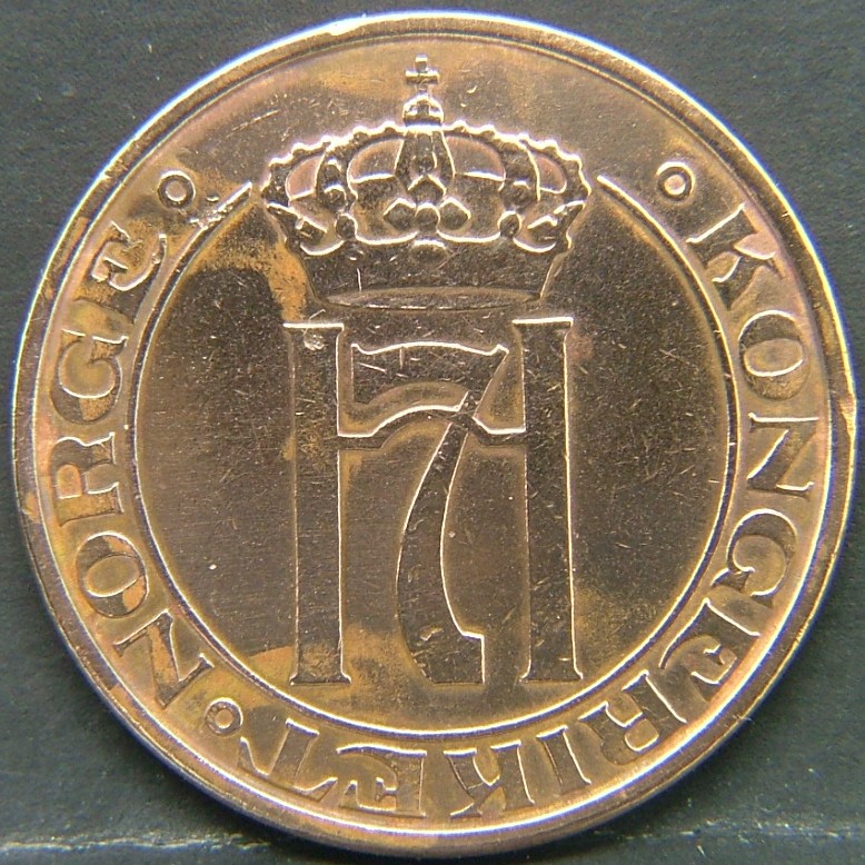 Back side of 🇳🇴 NORWAY – Scandinavian Coin Craft 5 Ore 1941 coin