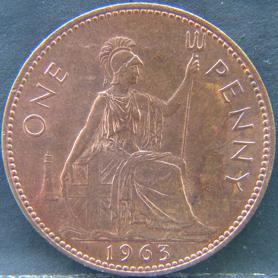 Additional view 1 of 🇬🇧 United Kingdom – Monarchs and Milestones 1 Penny 1963 coin