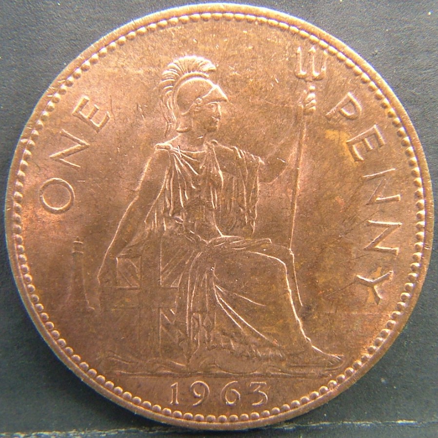 Additional view 2 of 🇬🇧 United Kingdom – Monarchs and Milestones 1 Penny 1963 coin