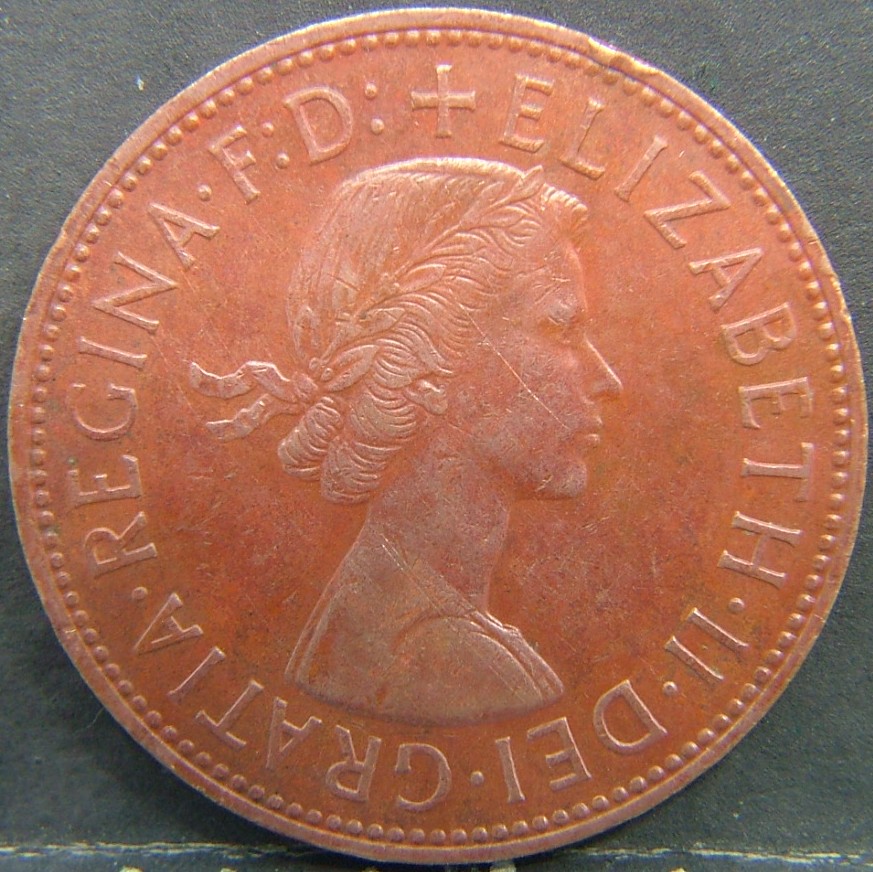 Back side of 🇬🇧 United Kingdom – Monarchs and Milestones 1 Penny 1965 coin