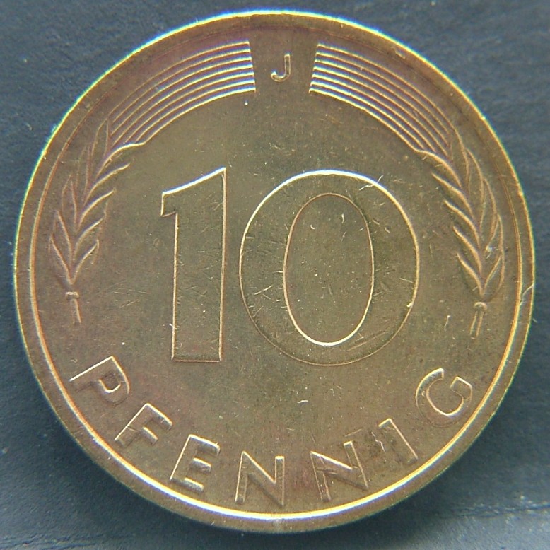 Additional view 2 of 🇩🇪 GERMANY – Unified Coins of a Divided History 10 Pfenning "J" 1994 coin