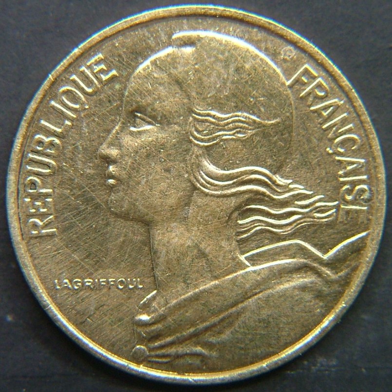 Back side of 🇫🇷 FRANCE 10 Centimes 1998 coin