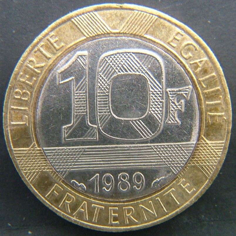 Additional view 1 of 🇫🇷 FRANCE 10 Franks 1989 coin