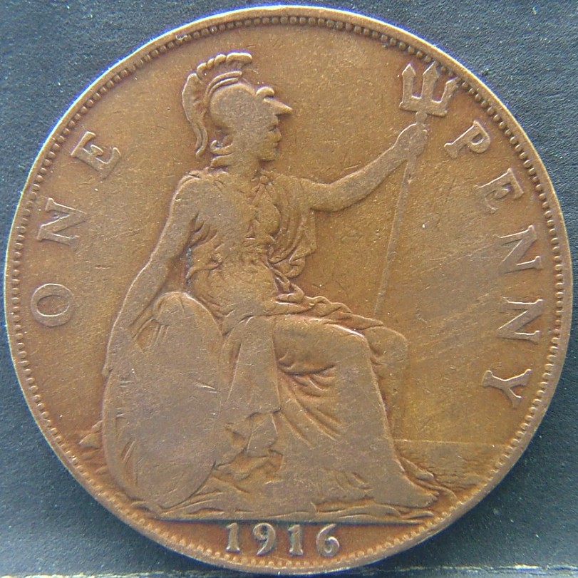 Additional view 1 of 🇬🇧 United Kingdom – Monarchs and Milestones 1 Penny 1916 coin