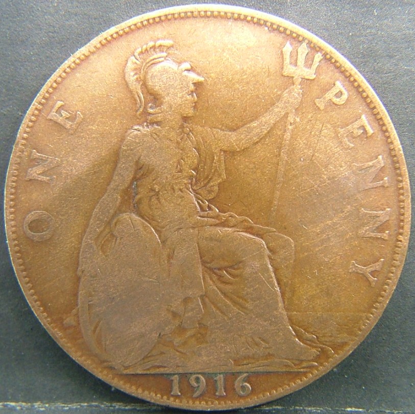 Additional view 2 of 🇬🇧 United Kingdom – Monarchs and Milestones 1 Penny 1916 coin