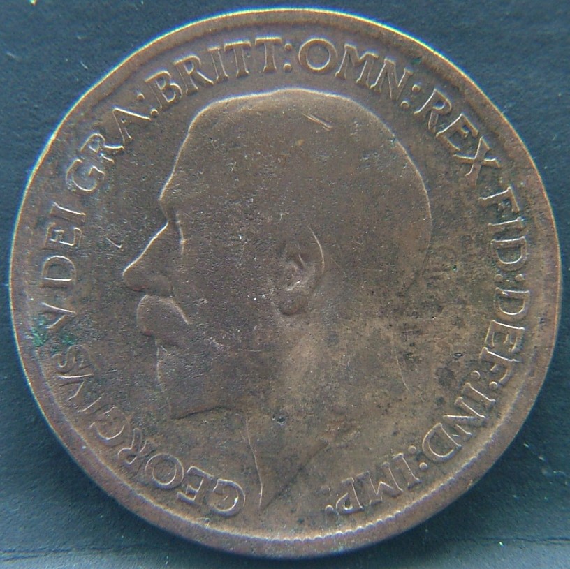 Front side of 🇬🇧 GREAT BRITAIN – Monarchs and Milestones 1 Penny 1916 coin