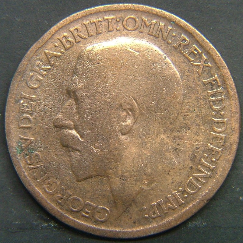 Back side of 🇬🇧 GREAT BRITAIN – Monarchs and Milestones 1 Penny 1916 coin