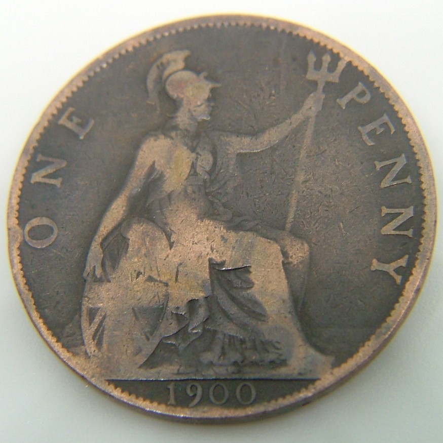 Additional view 2 of Great Britain 1 Penny 1900 coin