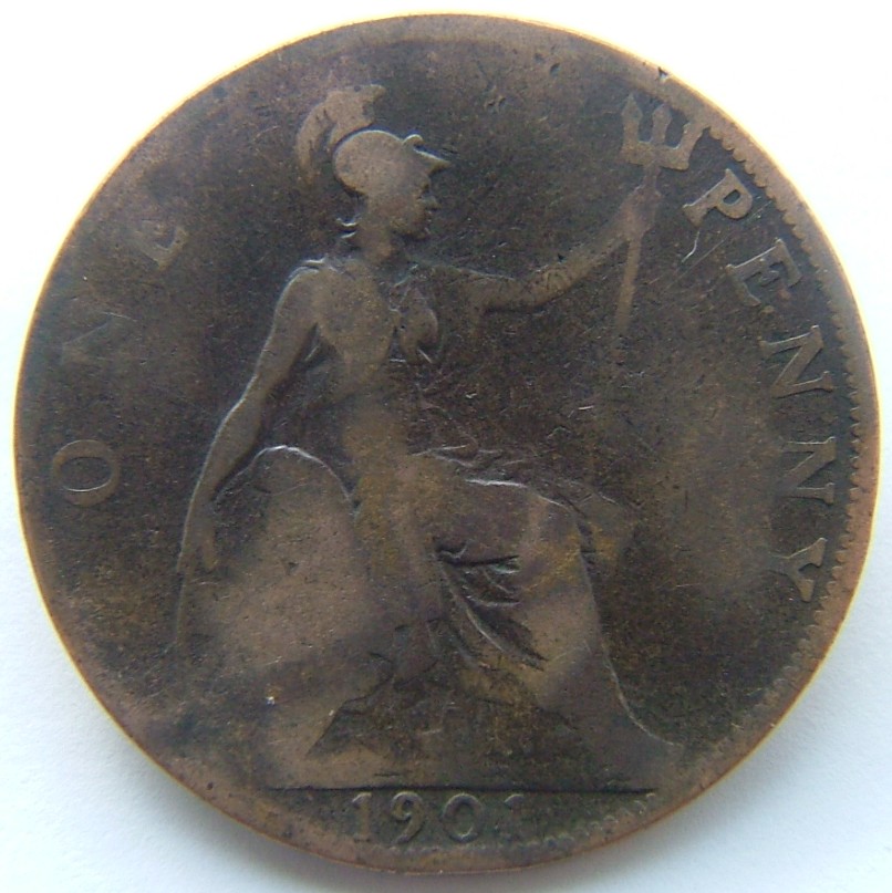 Additional view 1 of Great Britain 1 Penny 1901 coin