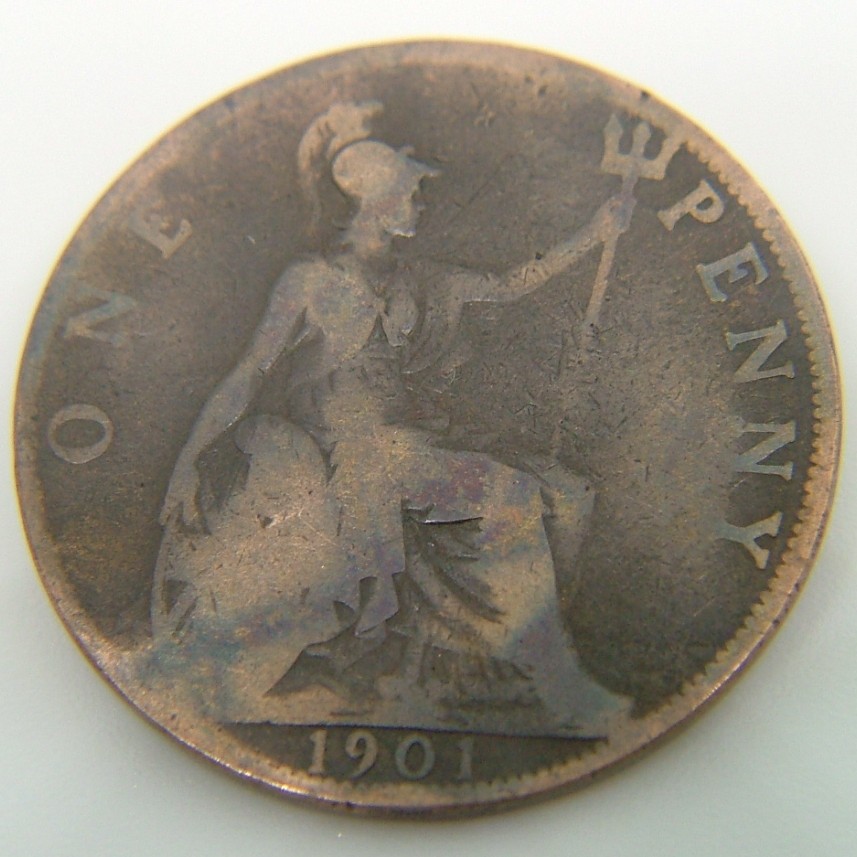 Additional view 2 of Great Britain 1 Penny 1901 coin