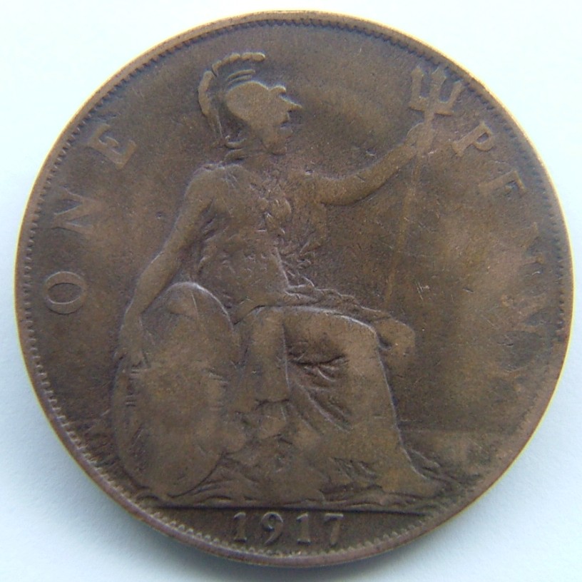Additional view 1 of Great Britain 1 Penny 1917 coin