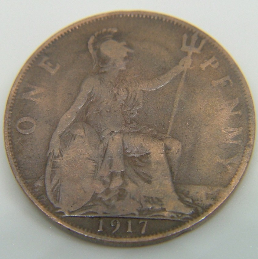 Additional view 2 of Great Britain 1 Penny 1917 coin