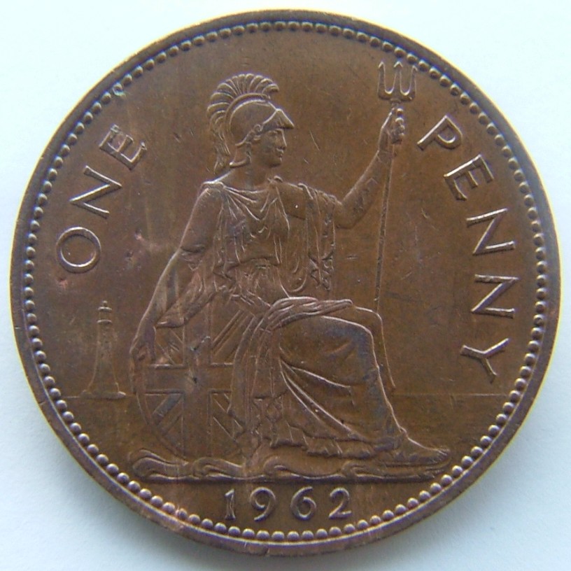 Additional view 1 of Great Britain 1 Penny 1962 coin