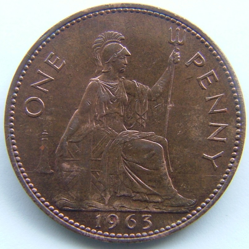 Additional view 1 of Great Britain 1 Penny 1963 coin