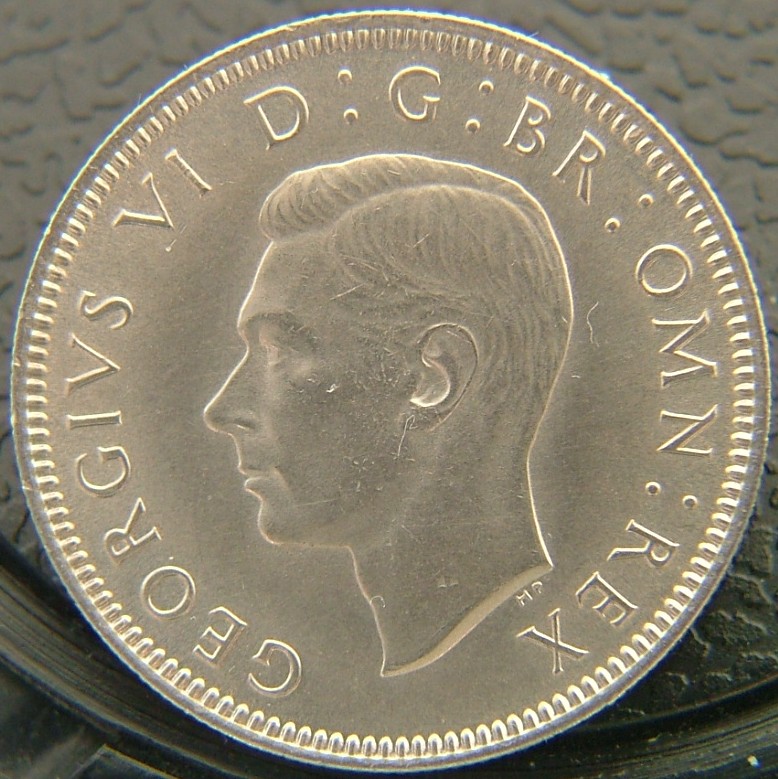 Back side of Great Britain 1 Shilling Scot 1948 coin
