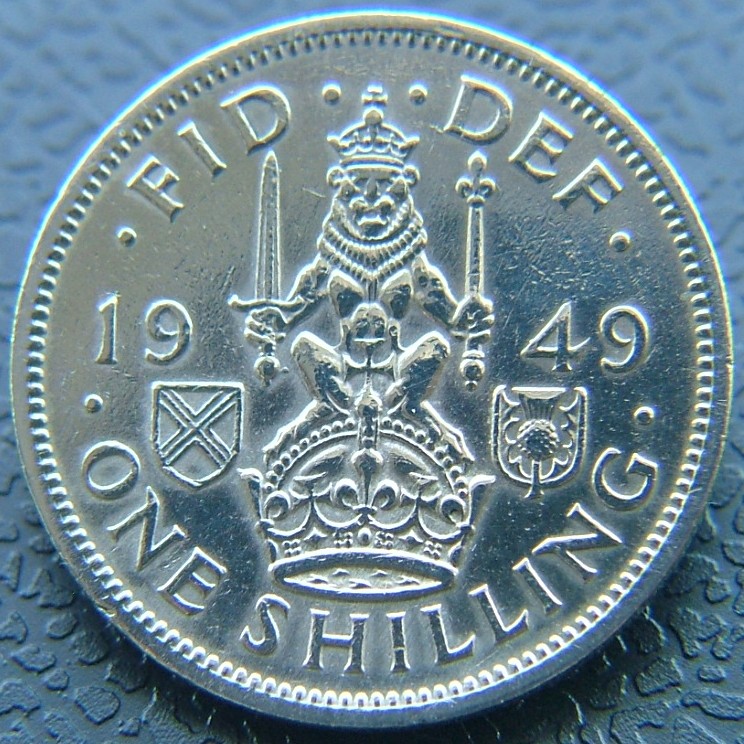 Additional view 1 of Great Britain 1 Shilling Scot 1949 coin