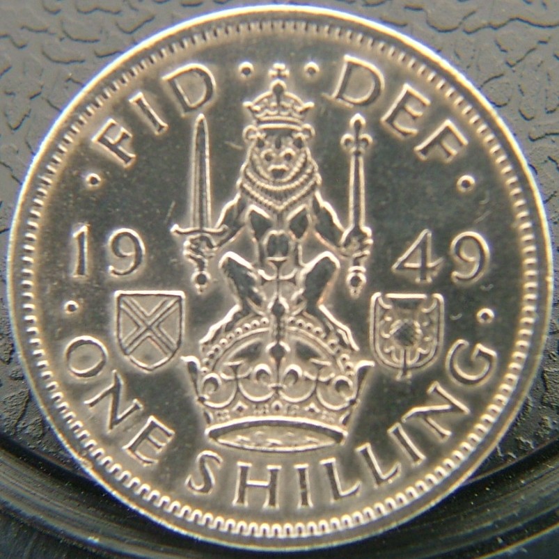 Additional view 2 of Great Britain 1 Shilling Scot 1949 coin