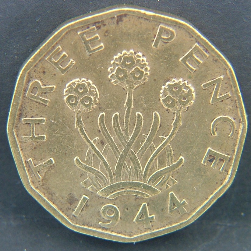 Additional view 2 of 🇬🇧 GREAT BRITAIN – Monarchs and Milestones 3 Pence 1944 coin