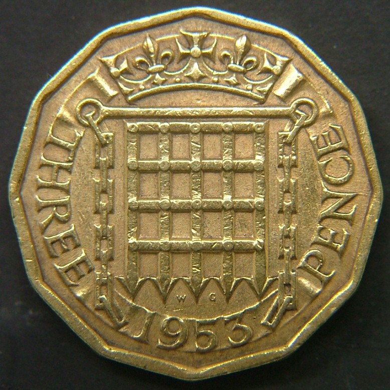 Additional view 1 of 🇬🇧 GREAT BRITAIN – Monarchs and Milestones 3 Pence 1953 coin