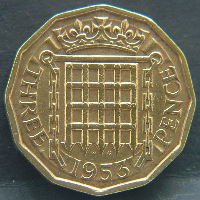 Additional view 2 of 🇬🇧 GREAT BRITAIN – Monarchs and Milestones 3 Pence 1953 coin