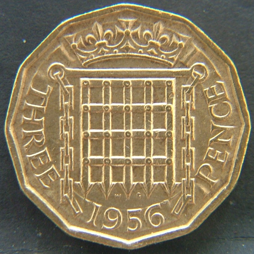 Additional view 1 of 🇬🇧 GREAT BRITAIN – Monarchs and Milestones 3 Pence 1956 coin
