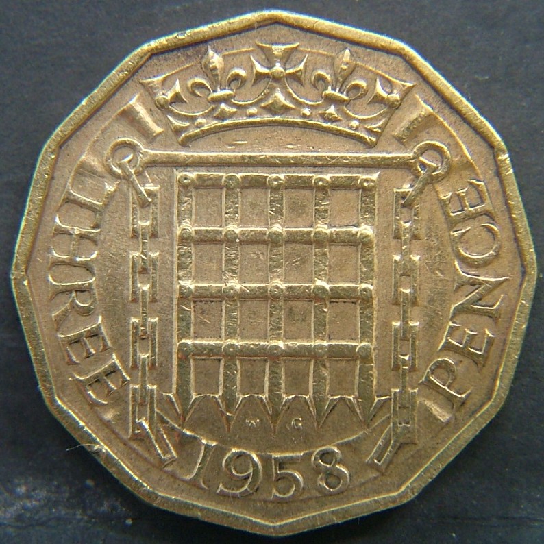 Additional view 1 of 🇬🇧 GREAT BRITAIN – Monarchs and Milestones 3 Pence 1958 coin
