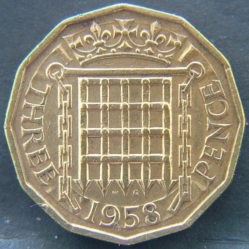 Additional view 2 of 🇬🇧 GREAT BRITAIN – Monarchs and Milestones 3 Pence 1958 coin