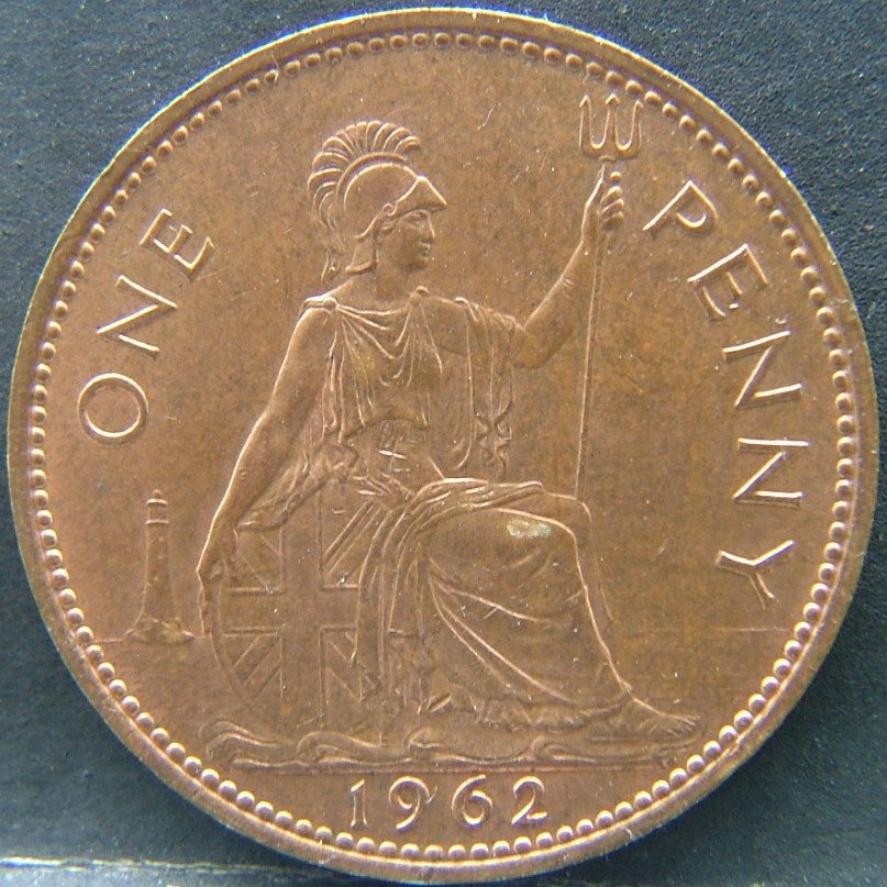 Additional view 1 of 🇬🇧 United Kingdom – Monarchs and Milestones 1 Penny 1962 coin