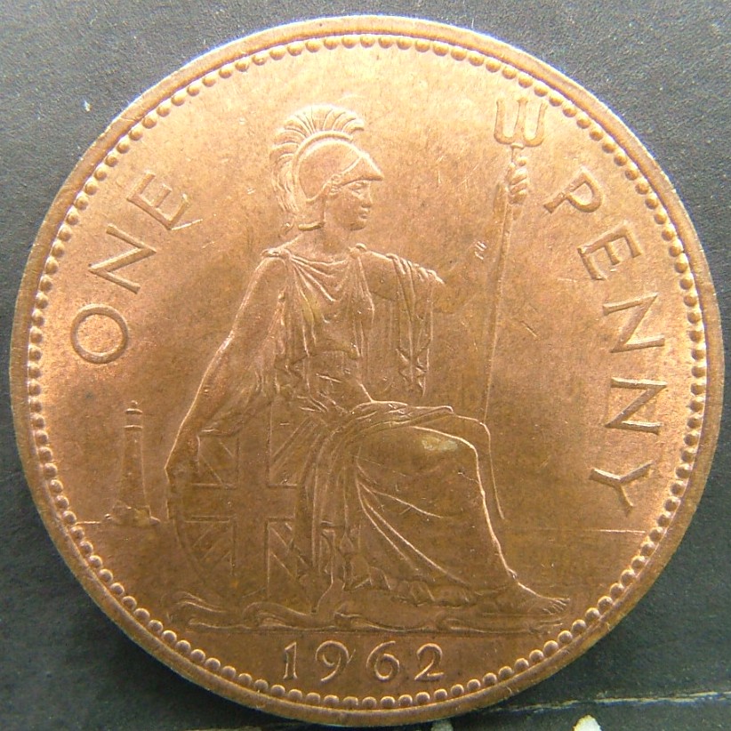Additional view 2 of 🇬🇧 United Kingdom – Monarchs and Milestones 1 Penny 1962 coin