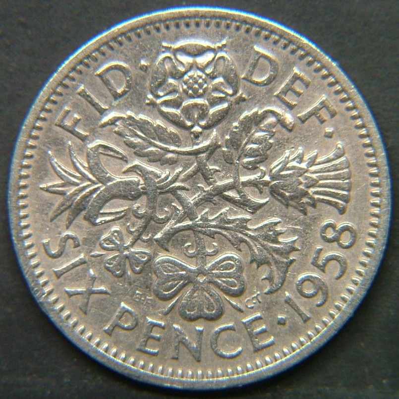 Additional view 2 of 🇬🇧 GREAT BRITAIN – Monarchs and Milestones 6 Pence 1958 coin