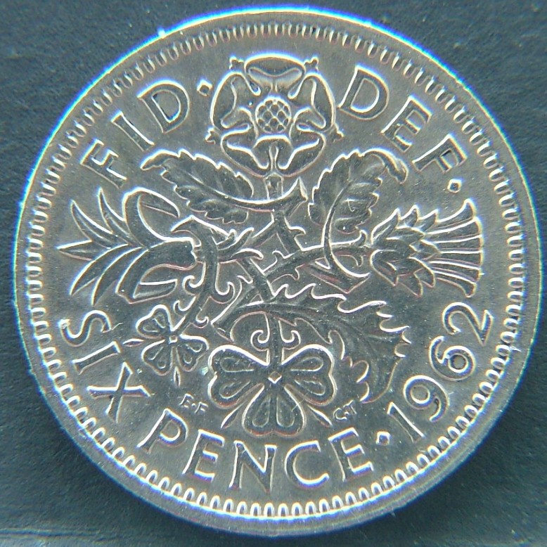 Additional view 1 of 🇬🇧 GREAT BRITAIN – Monarchs and Milestones 6 Pence 1962 coin