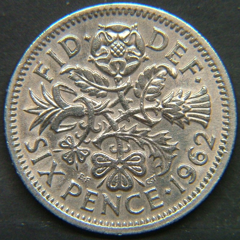 Additional view 2 of 🇬🇧 GREAT BRITAIN – Monarchs and Milestones 6 Pence 1962 coin